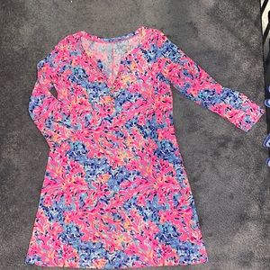 Lily Pulitzer 3/4 length sleeve dress sz medium